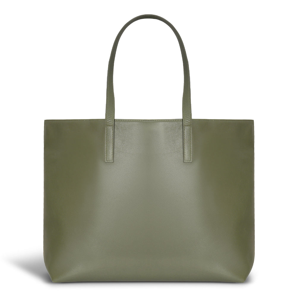 Champs Onyx Leather Open Tote