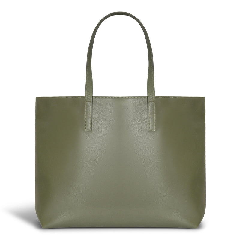 Champs Onyx Leather Open Tote