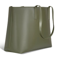 Champs Onyx Leather Open Tote