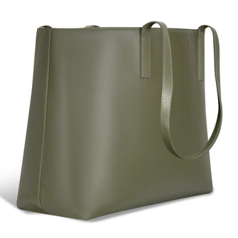 Sac cabas ouvert Champs en cuir Onyx