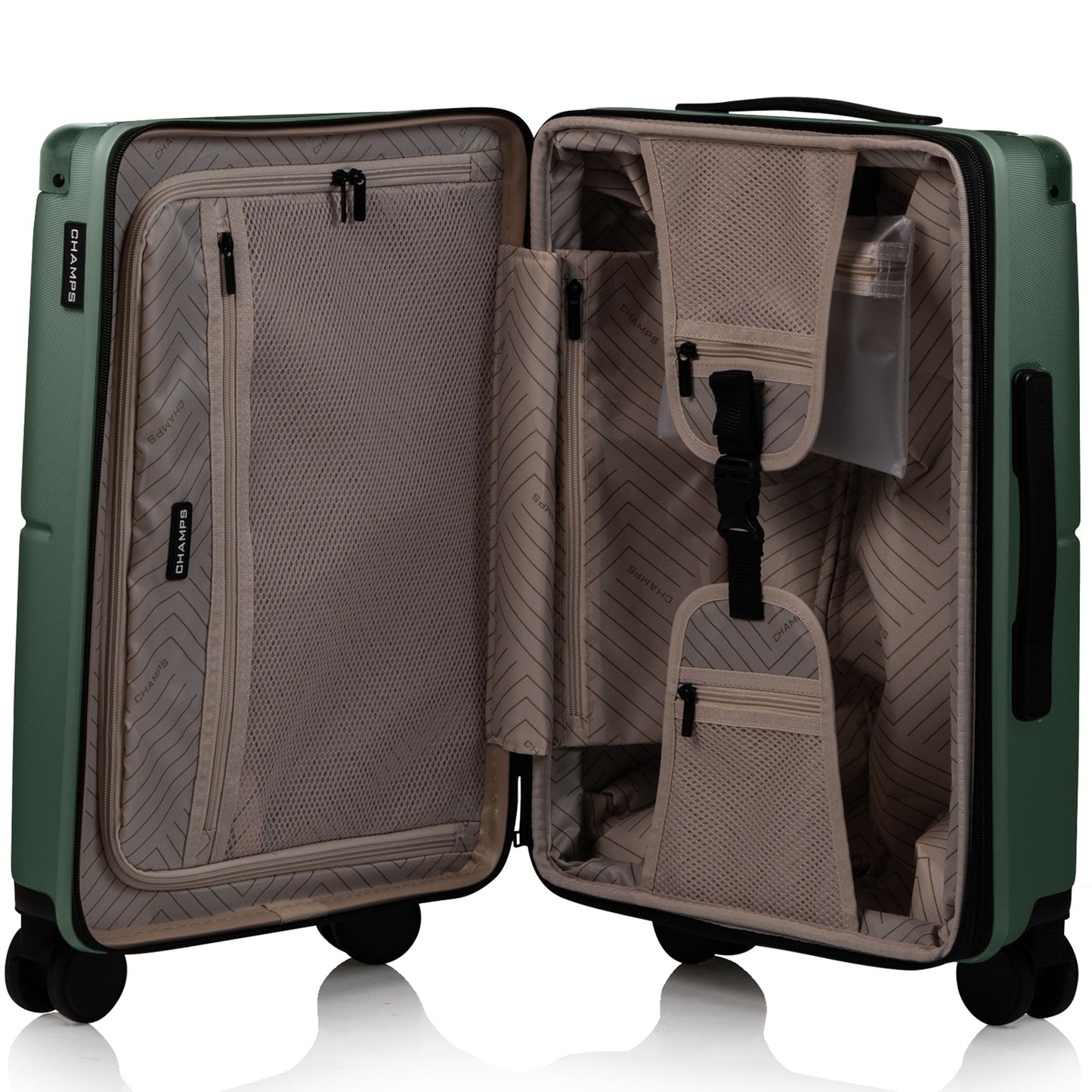 Champs Earth 3-Piece Luggage Set