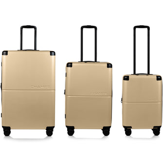 Champs Earth 3-Piece Luggage Set