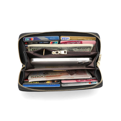 Shop Bentley Black Champs Iconic Zip-Around Wallet in Canada at only $34.99 6th look