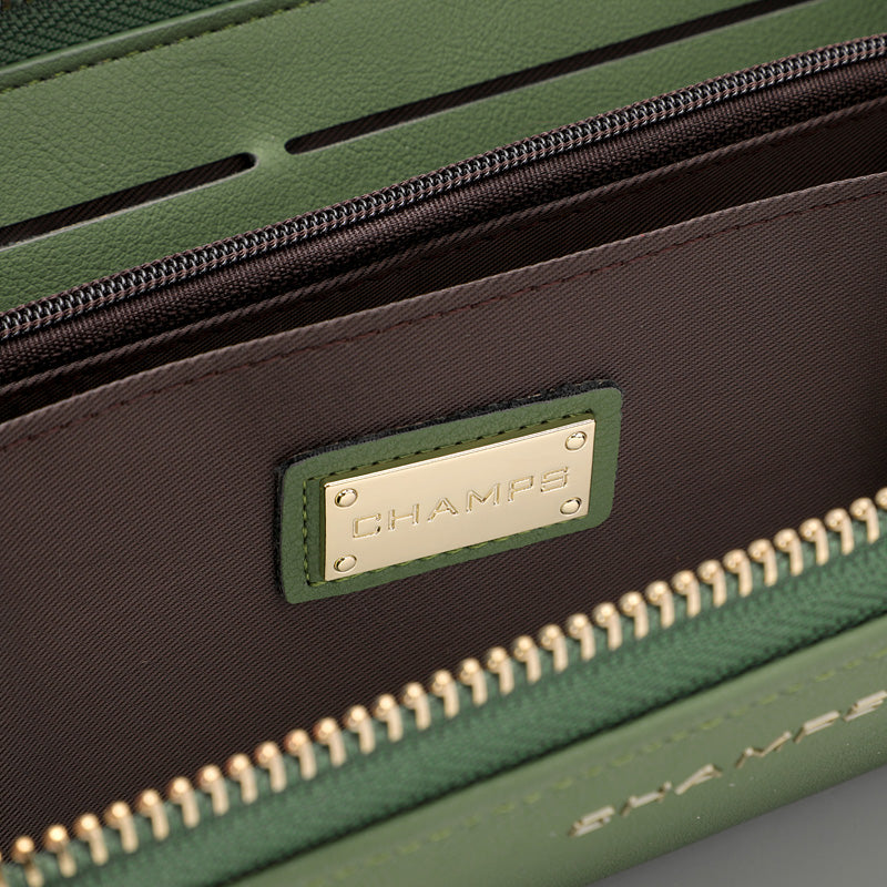 Champs Iconic Zip-Around Wallet