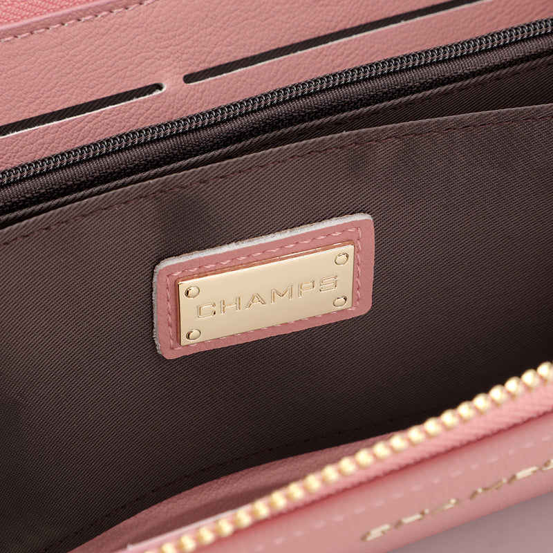 Champs Iconic Zip-Around Wallet