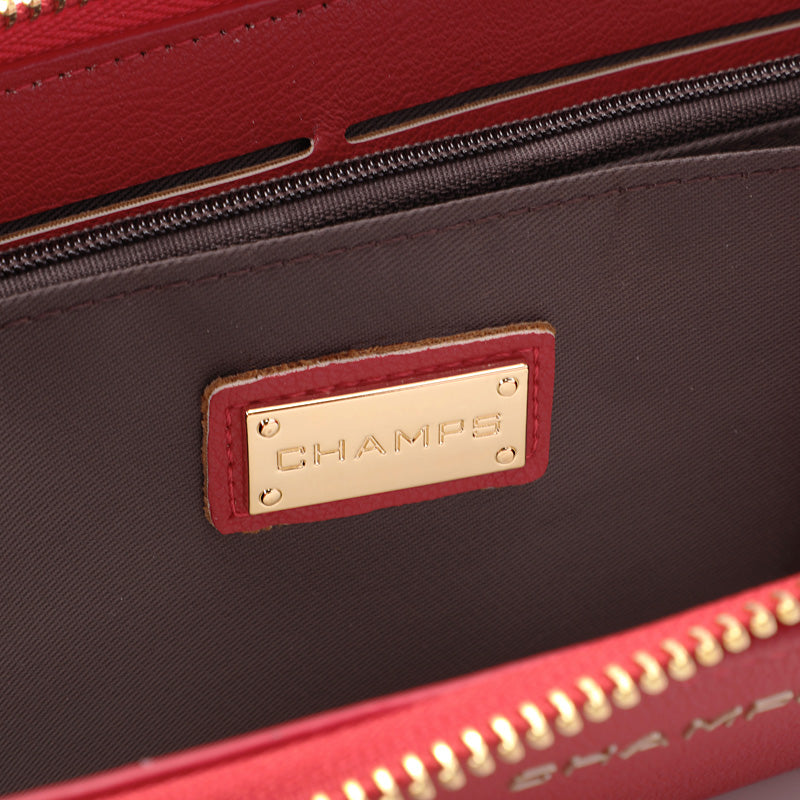 Champs Iconic Zip-Around Wallet