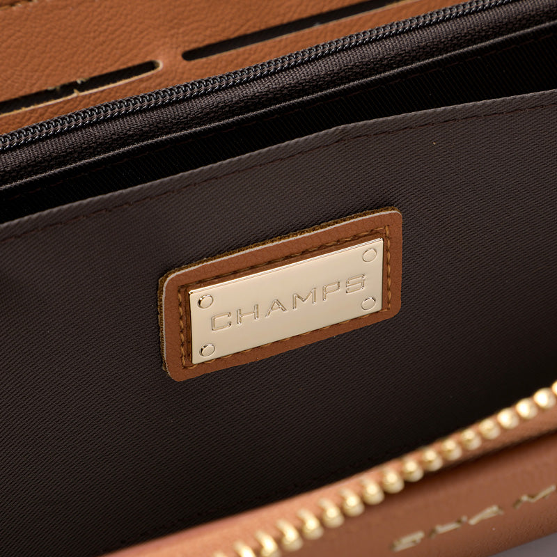 Champs Iconic Zip-Around Wallet