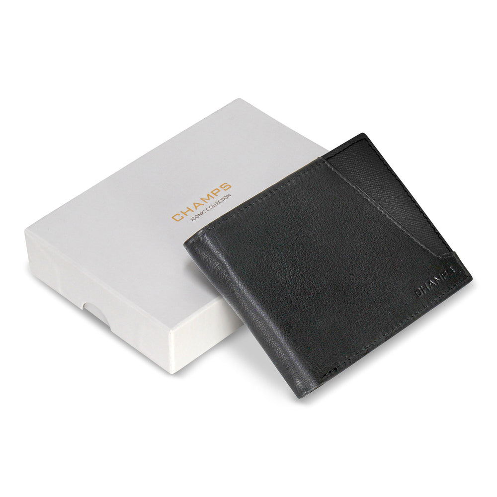 Champs Iconic Leather Top Wing Wallet