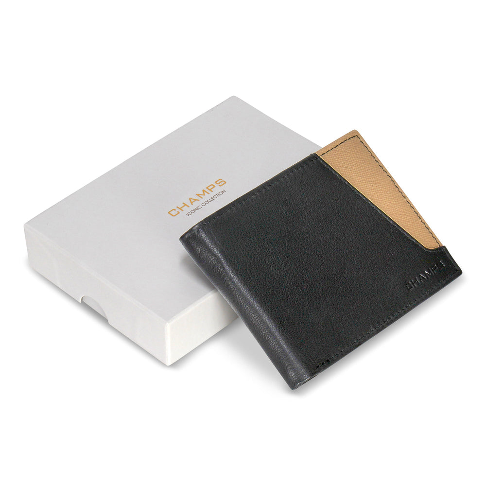 Champs Iconic Leather Top Wing Wallet