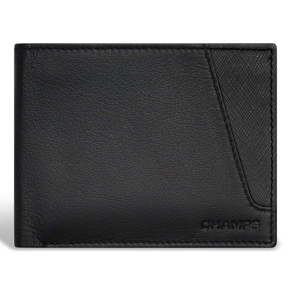 Champs Iconic Leather Center Wing Wallet