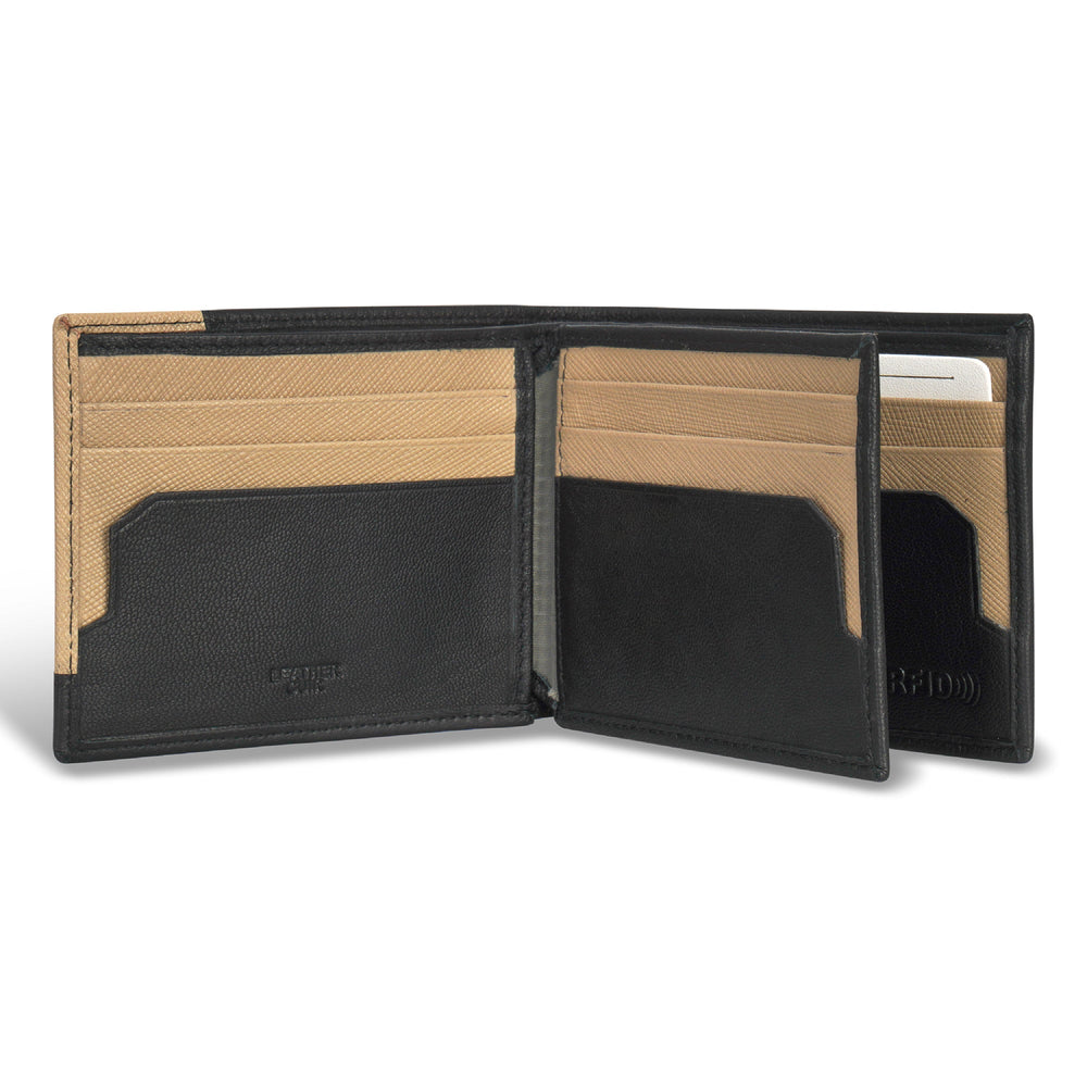 Champs Iconic Leather Center Wing Wallet