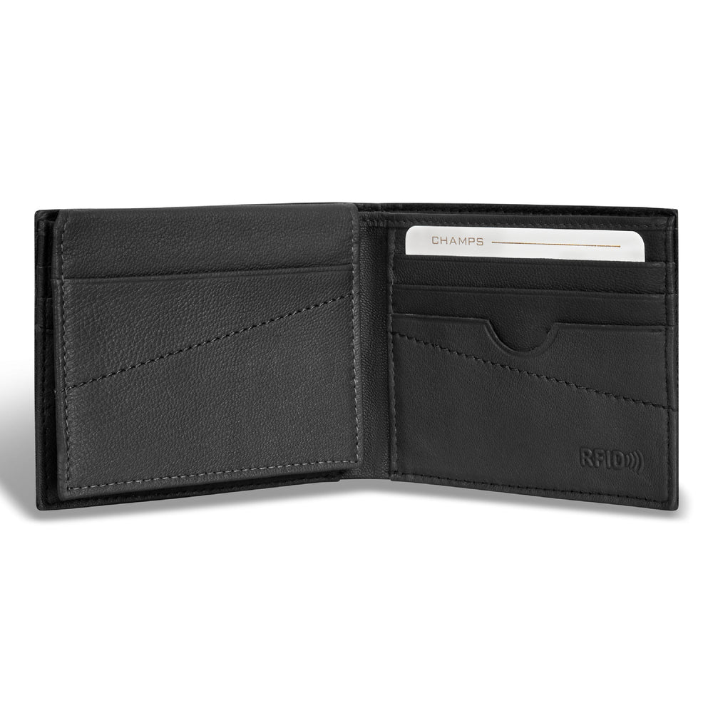Champs Camo Leather Top Wing Wallet