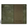 Champs Camo Leather Top Wing Wallet
