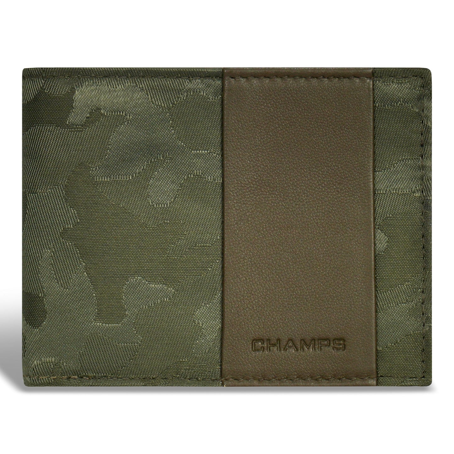 Portefeuille Champs Camo Leather Top Wing