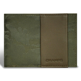 Portefeuille Champs Camo Leather Center Wing