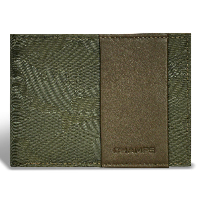 Portefeuille Champs Camo Leather Center Wing