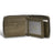 Champs Camo Leather Zip Around Wallet