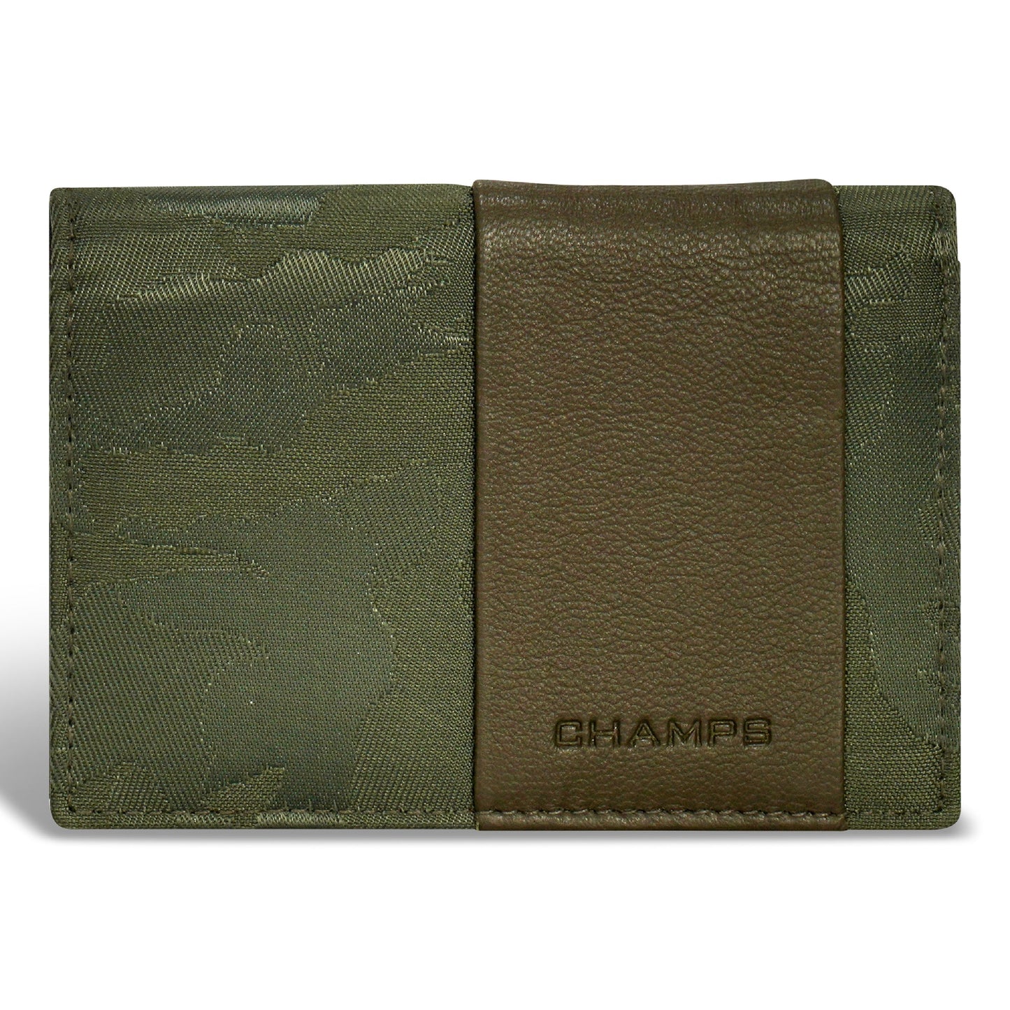 Champs Camo Porte-cartes en cuir  