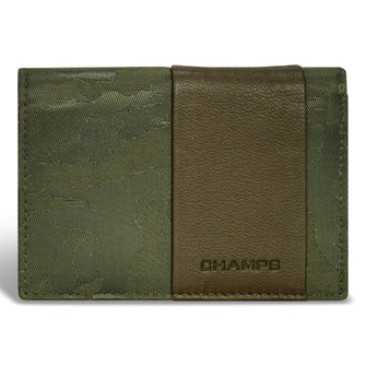 Champs Camo Porte-cartes en cuir  