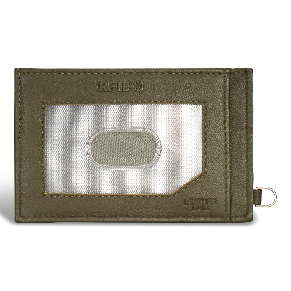 Champs Camo Leather Slim Cardholder