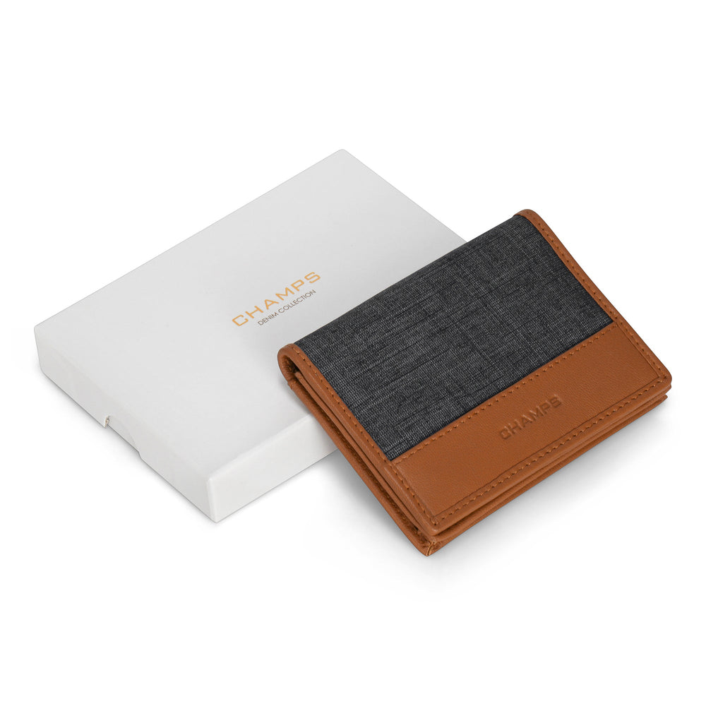 Champs Denim Leather Cardholder