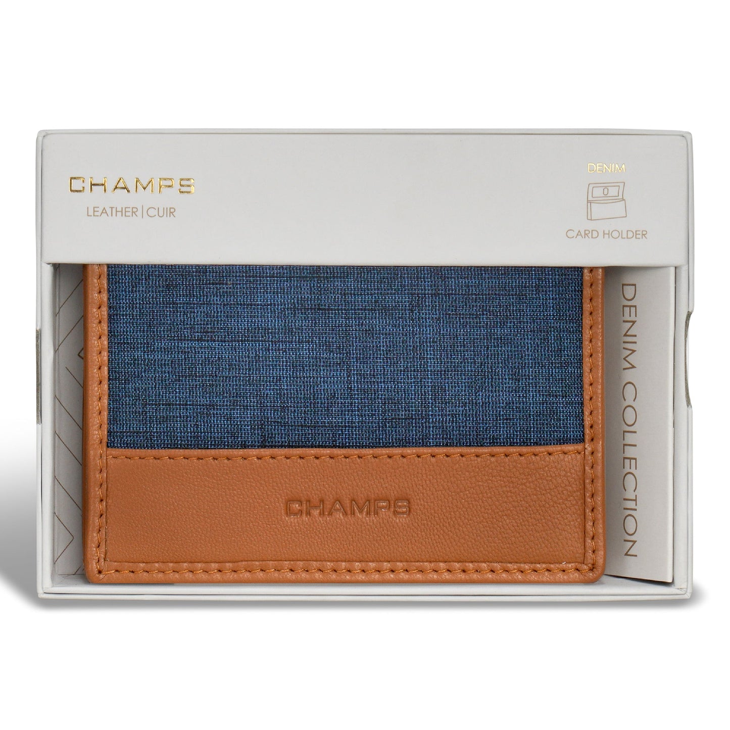 Champs Denim Leather Cardholder