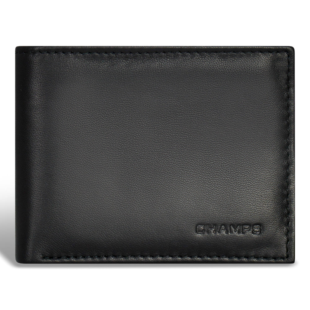 Champs Classic Leather Bi-Fold Wallet