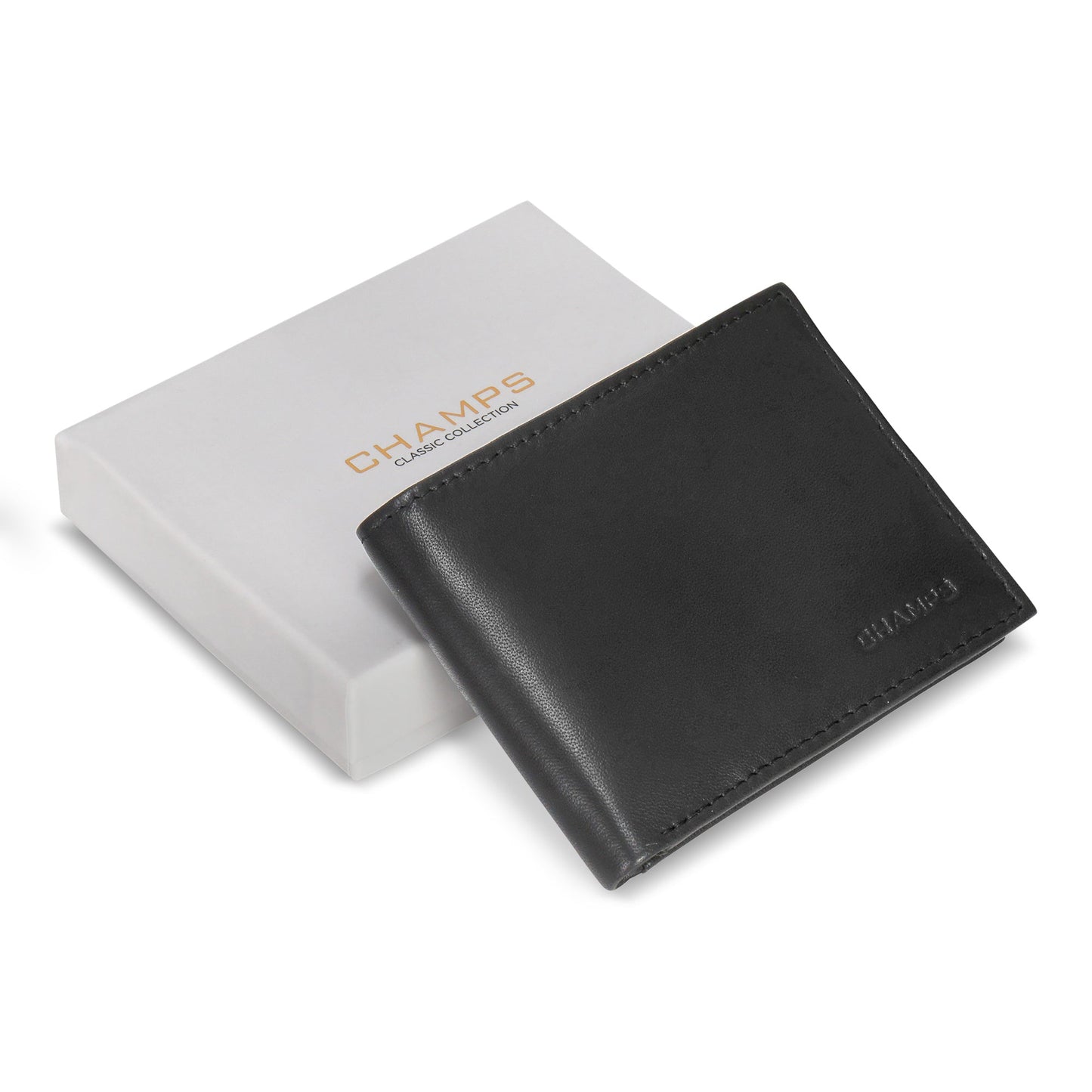 Champs Classic Leather Bi-Fold Wallet