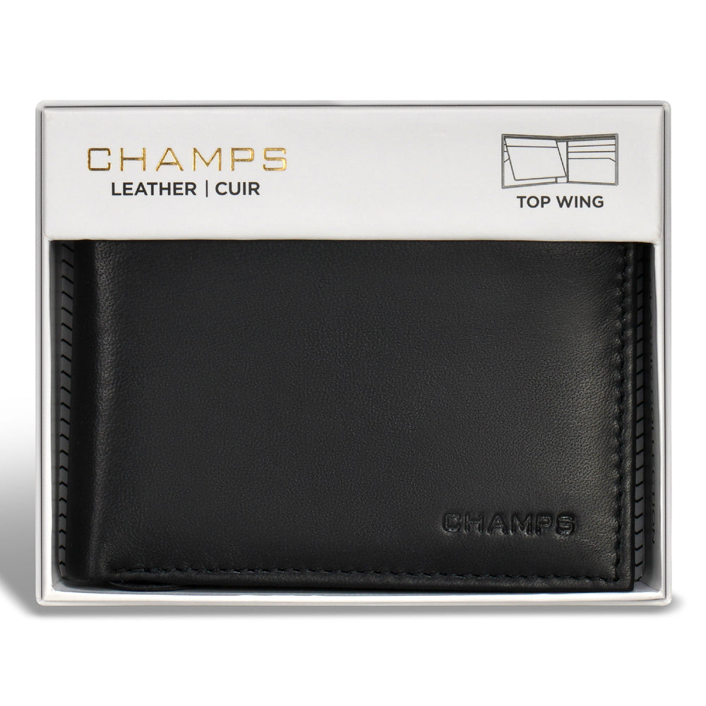 Champs Classic Leather Top-Wing Wallet