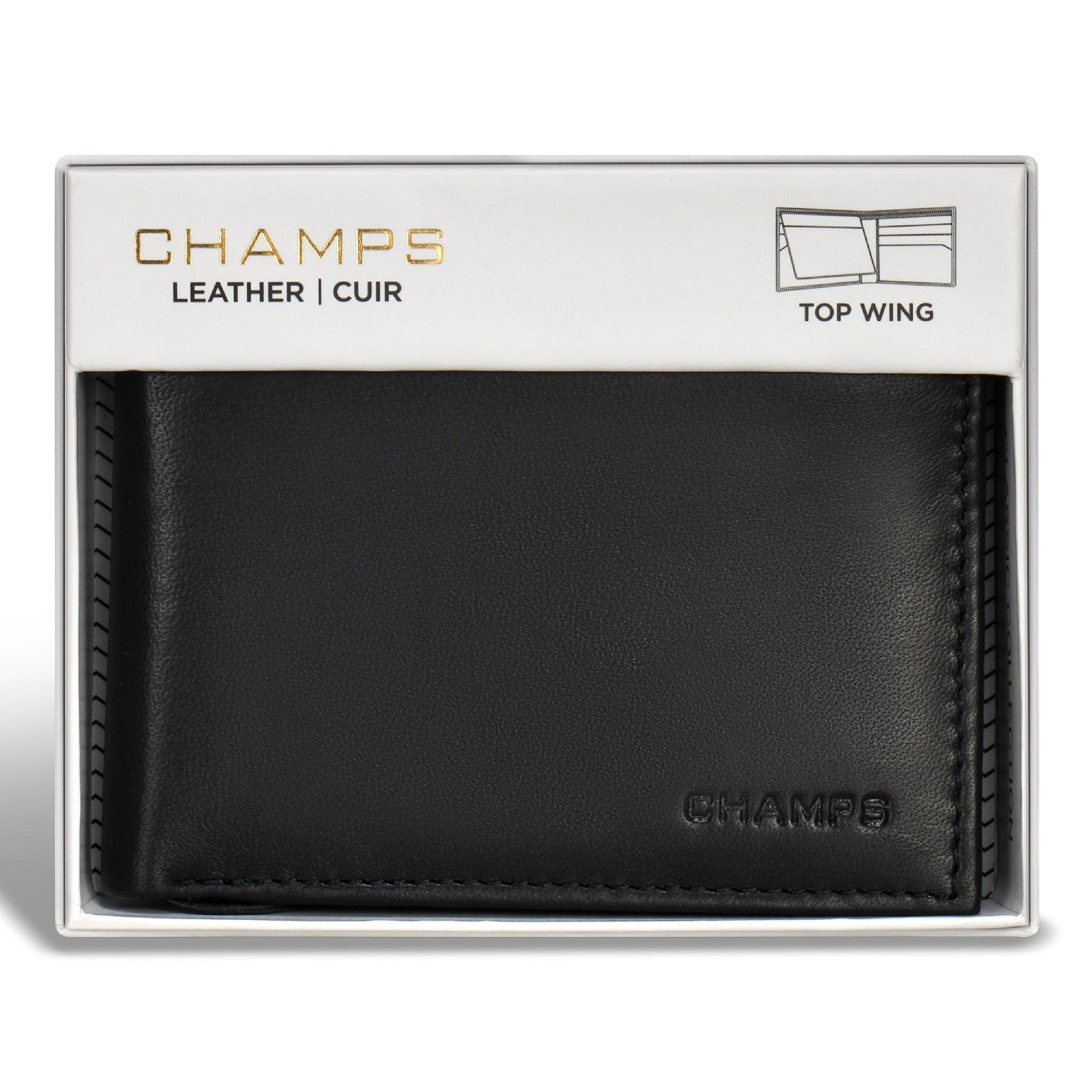 Champs Classic Leather Top-Wing Wallet