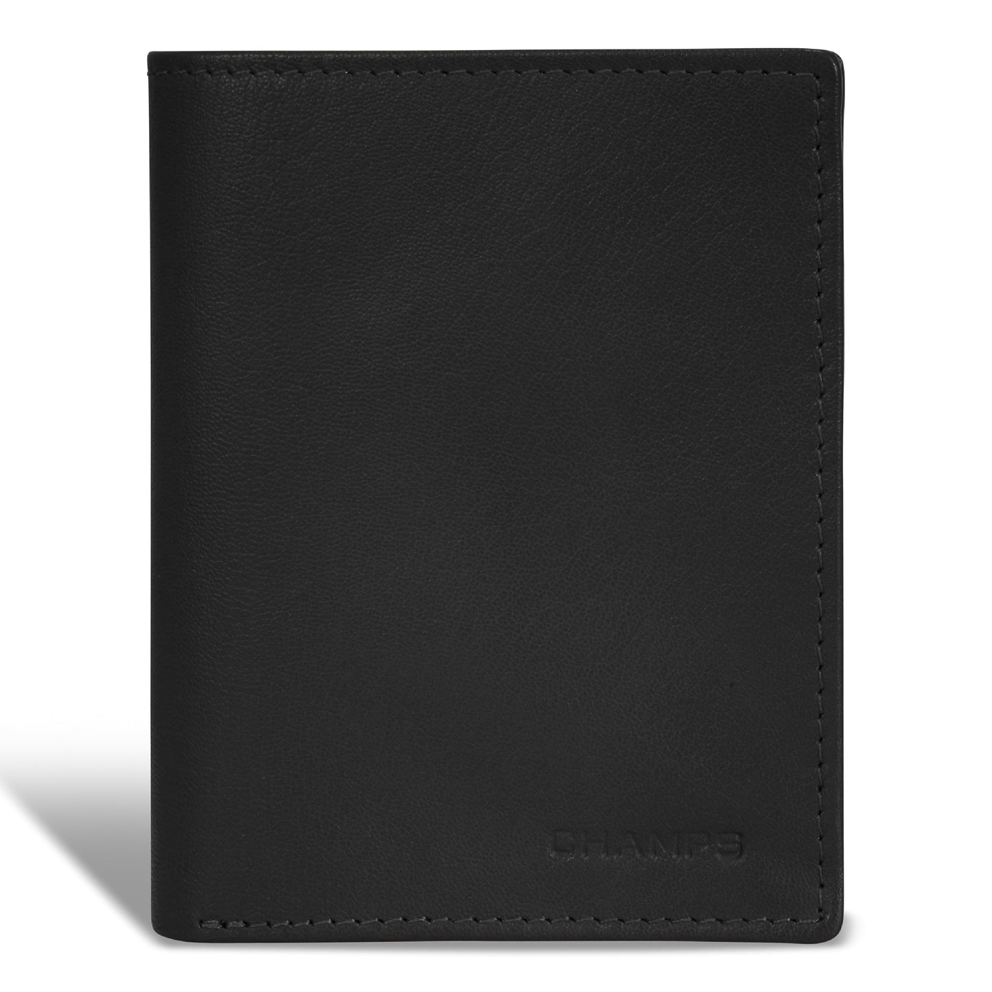 Champs Onyx Leather Vertical Wallet