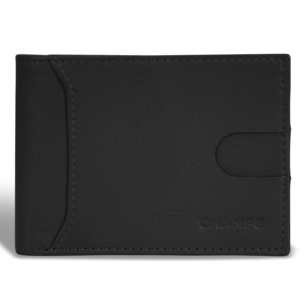 Champs Onyx Leather Access Bi-Fold Wallet