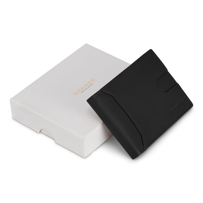 Portefeuille Champs Onyx Leather Access à deux volets