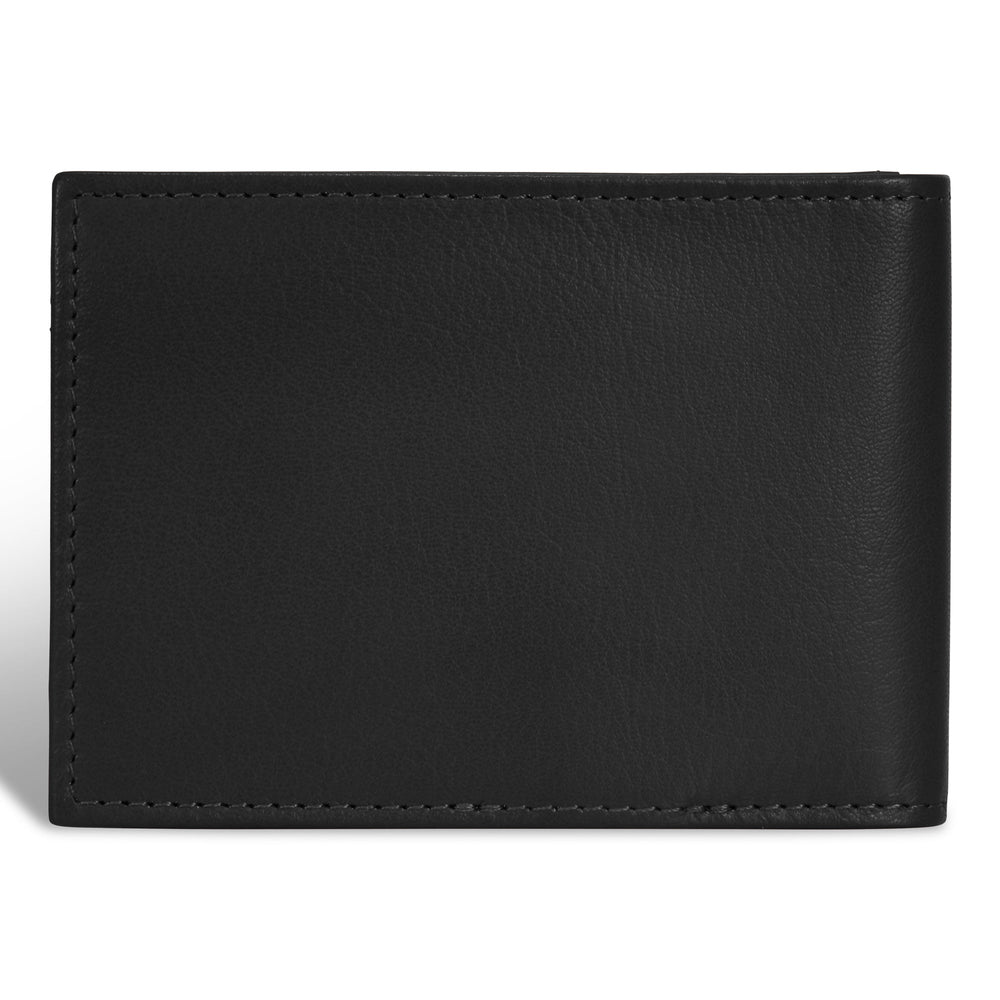 Champs Onyx Leather Bi-Fold Clip Wallet