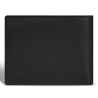 Champs Onyx Leather Zip Bi-Fold Wallet