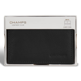 Champs Onyx Étui à cartes en cuir 
