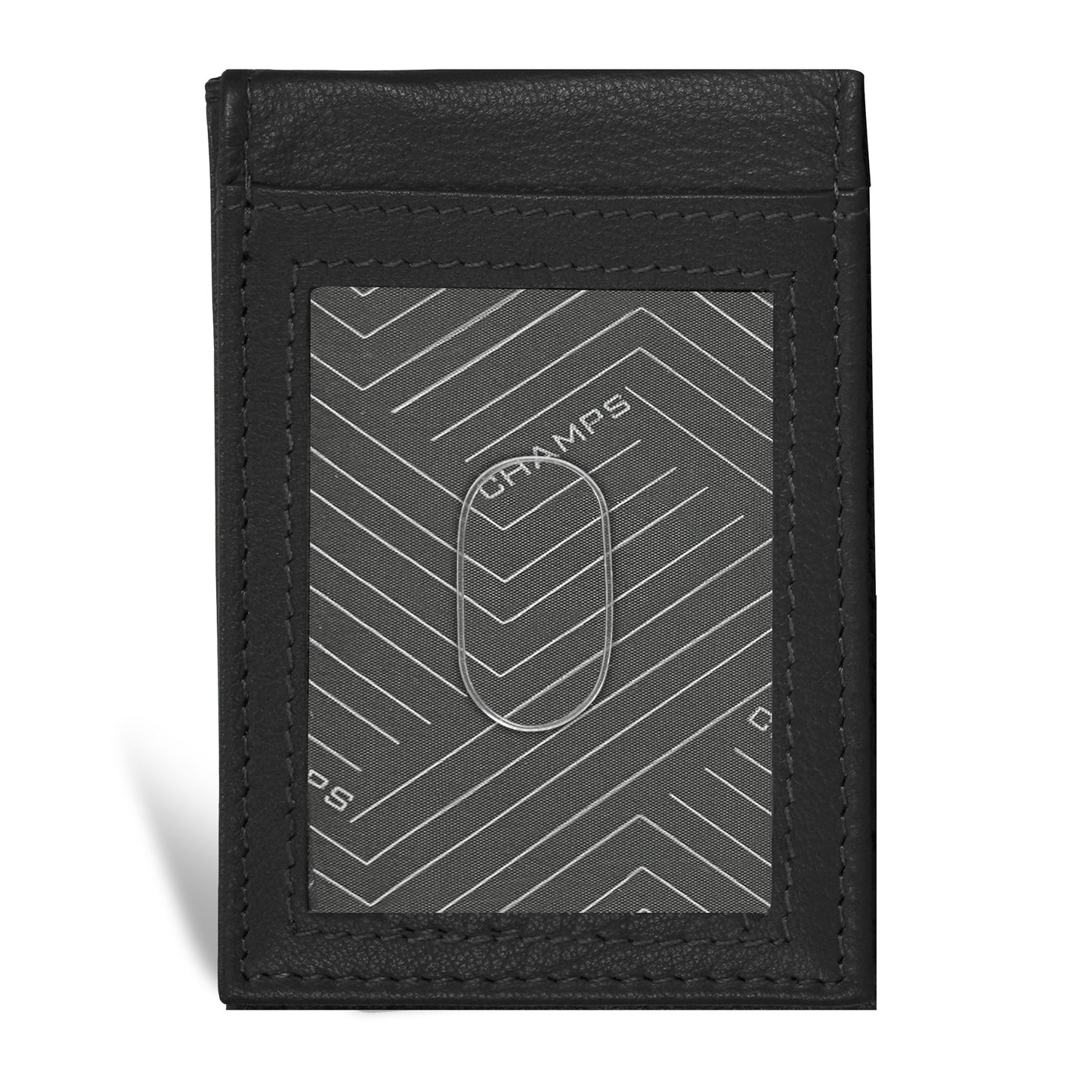 Champs Onyx Leather Mag Hybrid Card Holder