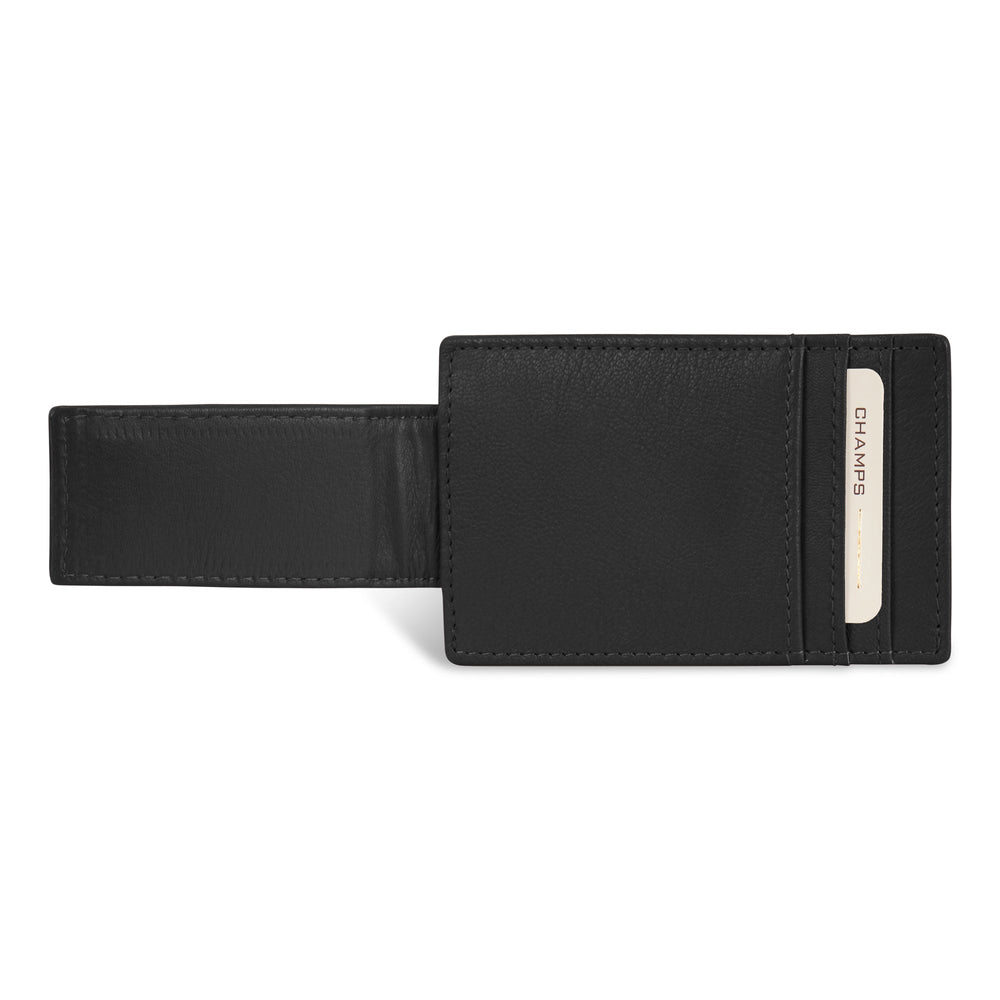 Champs Onyx Leather Mag Card Case