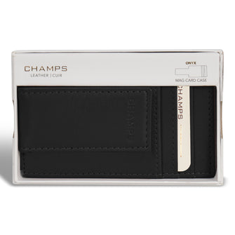 Champs Onyx Étui pour cartes magnétiques en cuir 