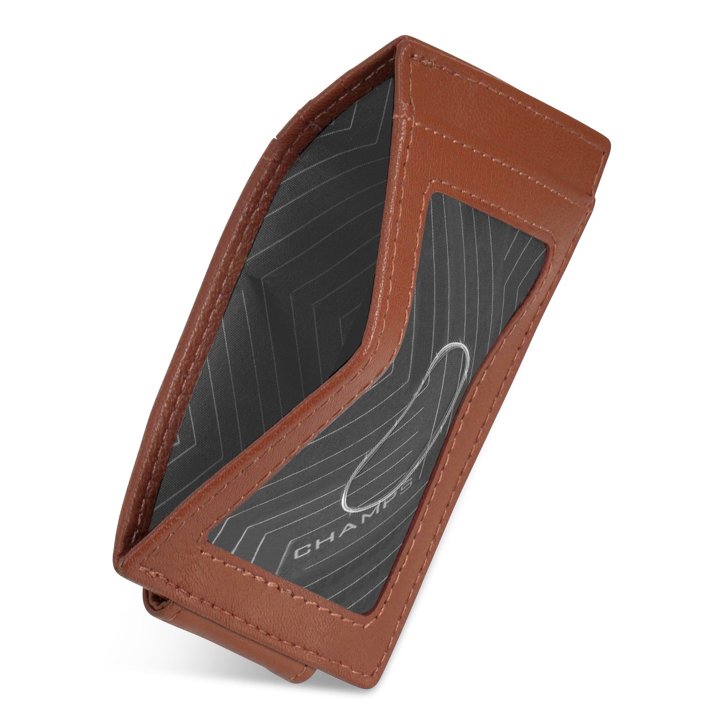 Champs Onyx Leather Mag Card Case