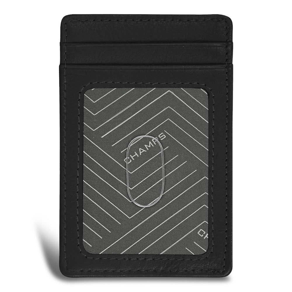 Champs Onyx Leather Access Card Case