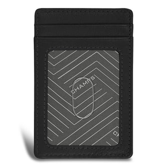 Étui pour cartes d'accès en cuir Onyx de Champs