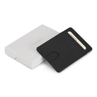 Étui pour cartes d'accès en cuir Onyx de Champs