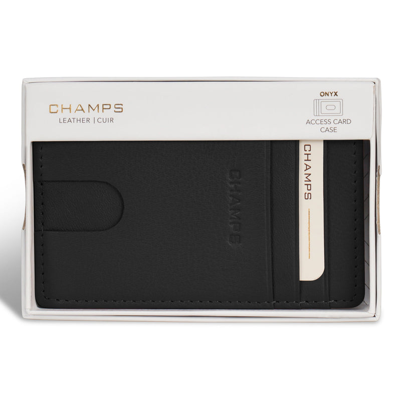 
        Shop Bentley Black Champs Onyx Leather Access Card Case in Canada at only $29.99 5th look
      