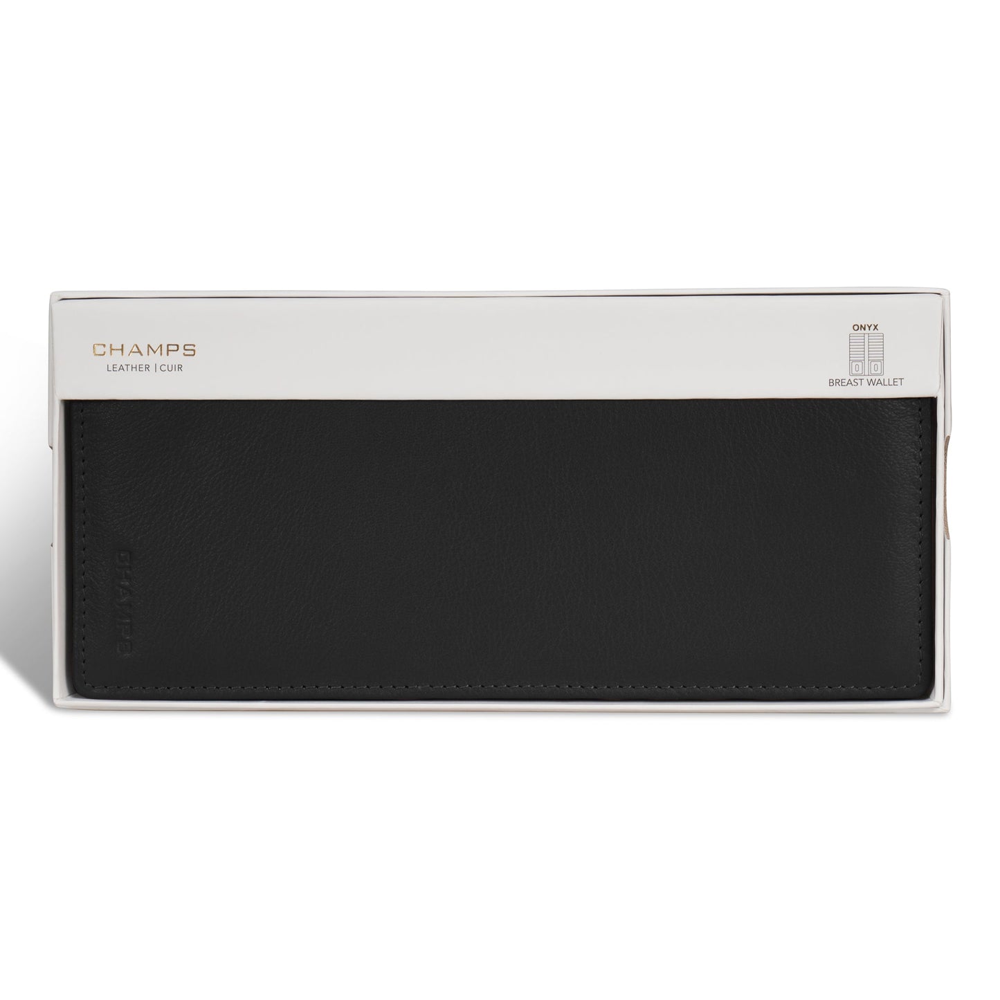 Champs Onyx Leather Breast Wallet