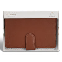 Champs Onyx Leather Passport Case