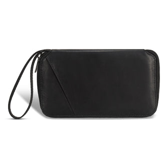 Champs Onyx Étui à passeport multiple en cuir 