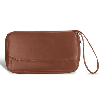 Champs Onyx Étui à passeport multiple en cuir 