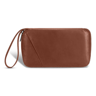 Champs Onyx Étui à passeport multiple en cuir 