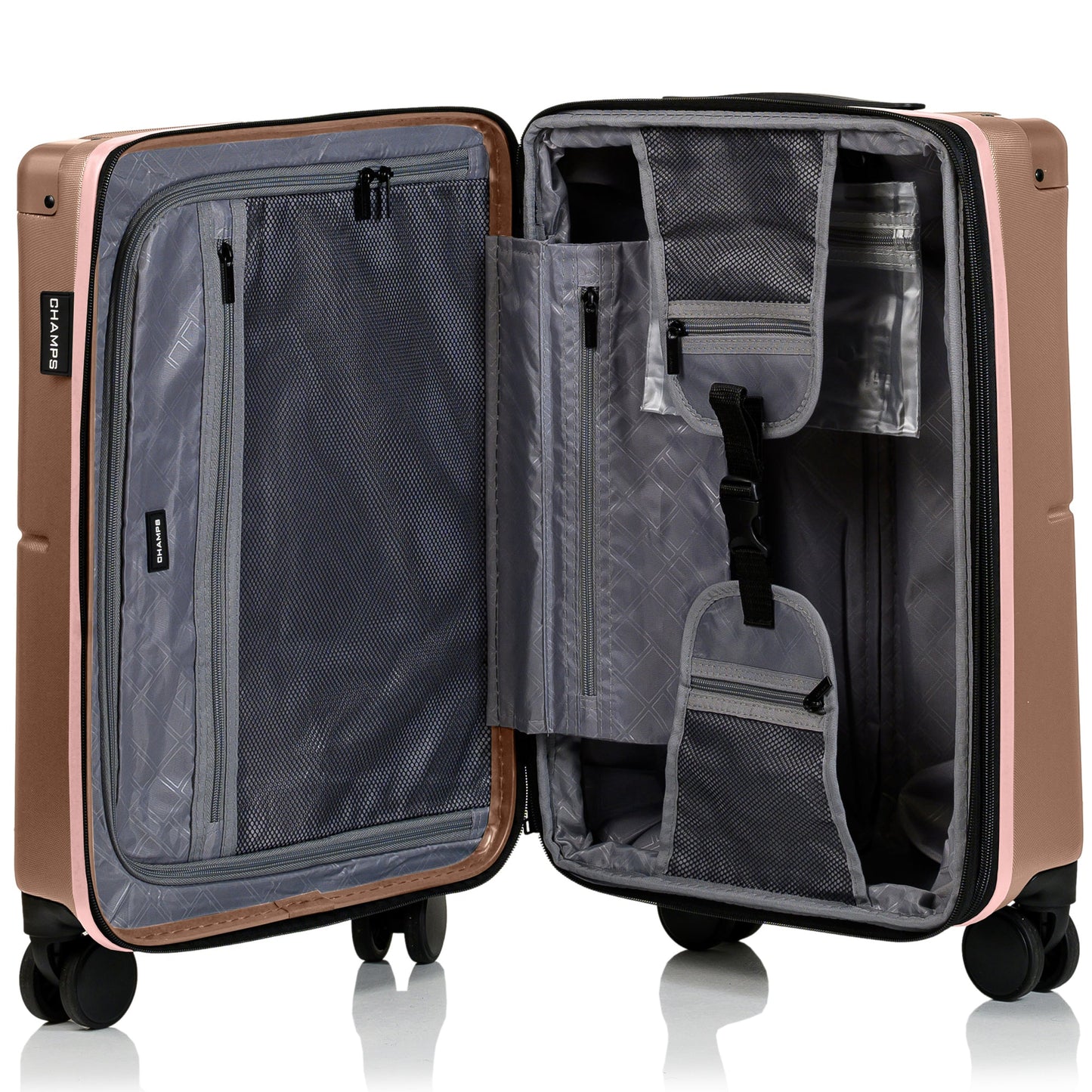 Champs Earth 3-Piece Luggage Set